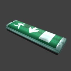 Emergency Exit Lamp						 Free 3D Model