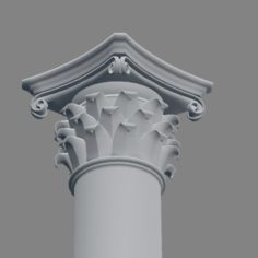 Corynthian column 						 Free 3D Model