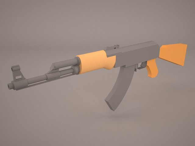 Russian AK47 3D Model