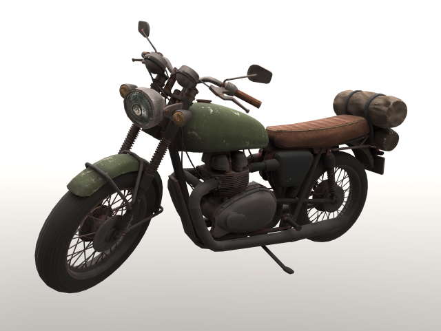 Motorcycle rarity 3D Model