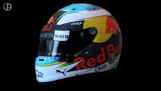 RICCIARDO Arai racing helmet 2018 3D Model