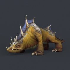 Game Ready Fantasy Bull Monster 3D Model
