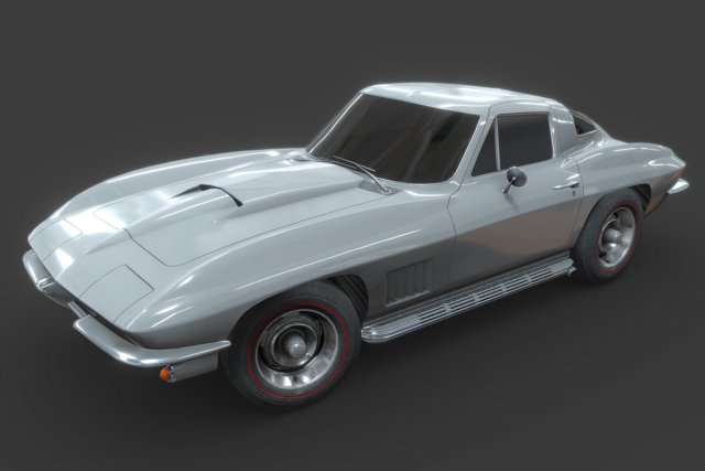 Chevrolet Corvette 1967 3D Model