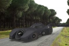 Batmobile 3D Model