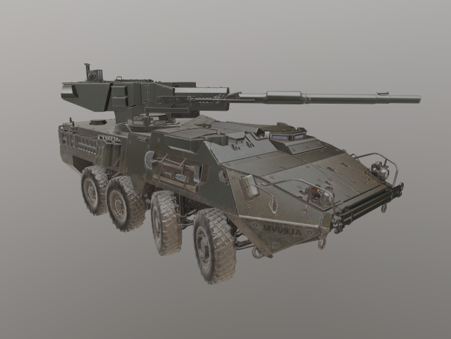 M 1128 3D Model