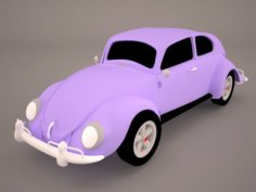 Volkswagen Beetle 1951 Deluxe 3D Model