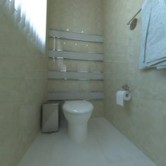 Bathroom home 3D Model