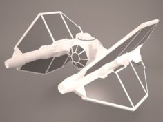 Vader Tie Droid Star Wars 3D Model