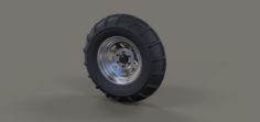 Front wheel from Dirt dragster 3D Model