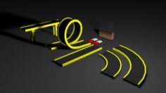Racetrack Mino 3D Model