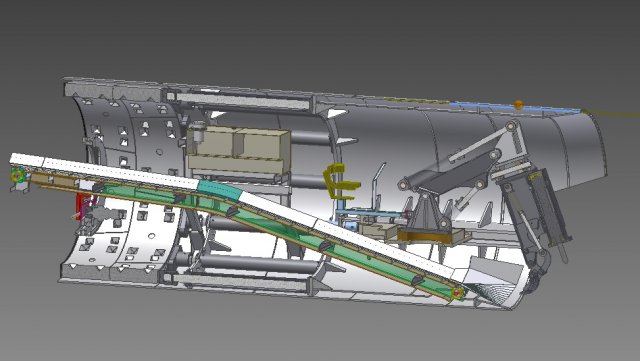 TBM3000 Partial-face Excavation Machine 3D Model