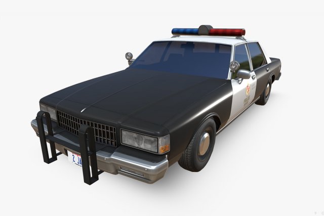 Chevrolet Caprice Police Edition 3D Model