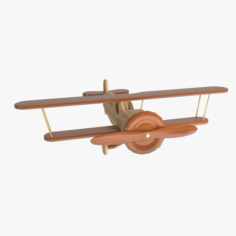 Wooden Aircraft 3D Model