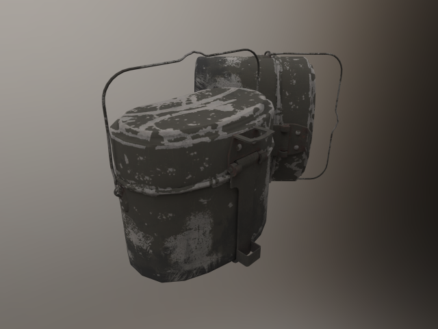 Mess Tin WW2 3D Model