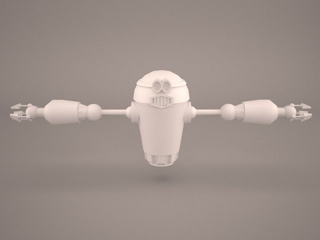 AMNOTBOT droid 3D Model