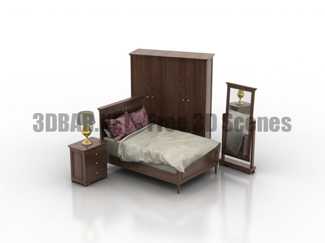 Stanley Furniture Louis Louis Bedroom 3D Collection