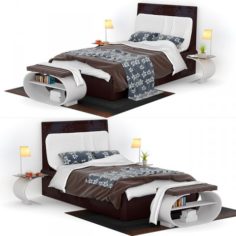 Double bed 3D Model
