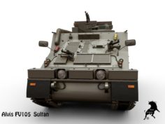 Alvis FV105 Sultan 3D Model
