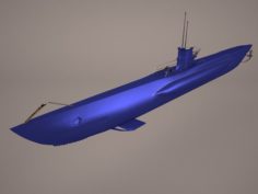 USS Dallas SSN 700 with Dry Deck Shelter 3D Model