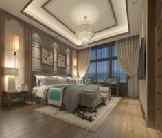 Bedroom – Contemporary – 9434 3D Model