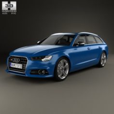Audi S6 C7 Avant 2014 3D Model