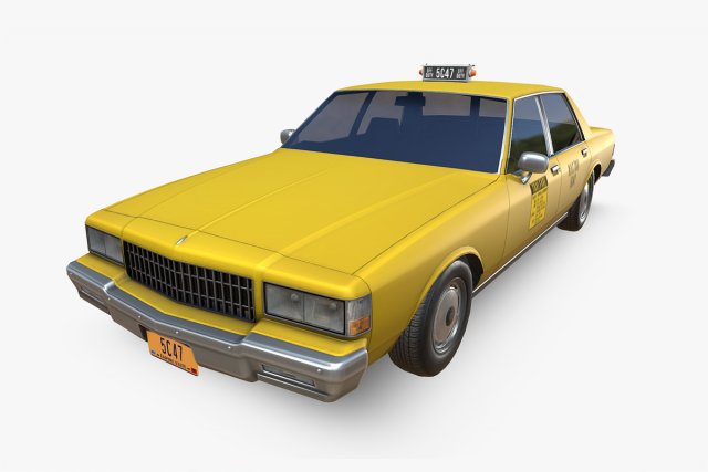Chevrolet Caprice New York Taxi 3D Model