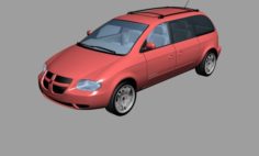 Dodge caravan 3D Model