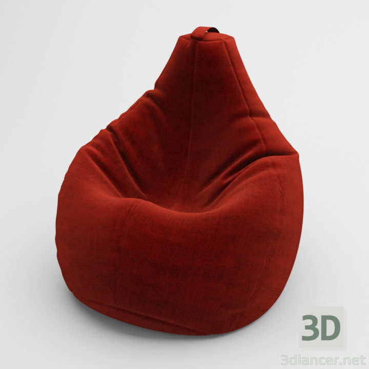 3D-Model 
an armchair a pear