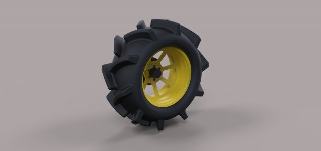 Offroad wheel 15 3D Model