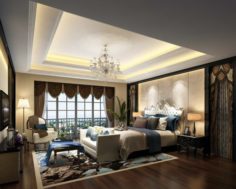 Bedroom – Modern Style -9419 3D Model