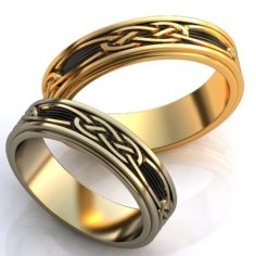 Wedding rings-SET 22 3D Model