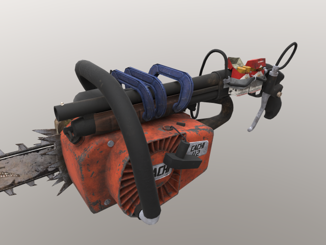 Apocalyptic Weapon 3D Model