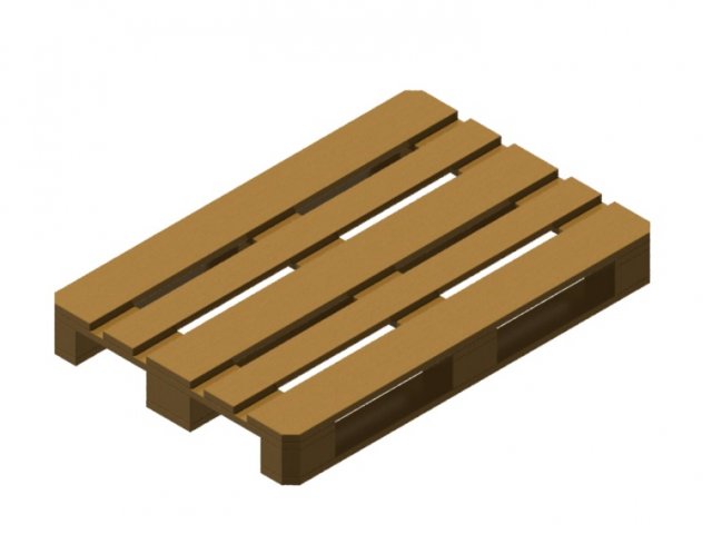 Europallet Free 3D Model