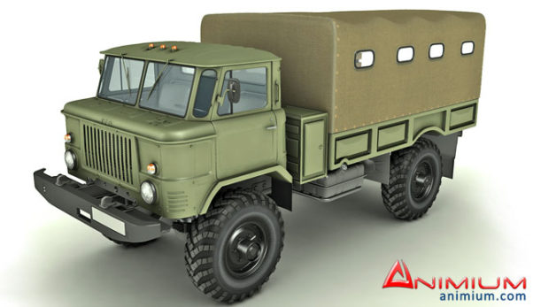 Gaz 66 3d model