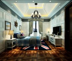 Beautifully stylish and luxurious bedrooms 37 3D Model