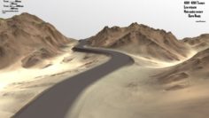 Terrain road 1 3D Model