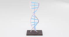 LED DNA Lamp 3D Model