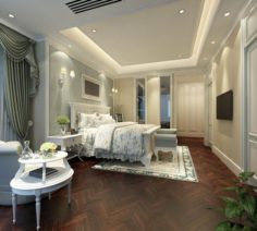 Bedroom – European Style-9411 3D Model