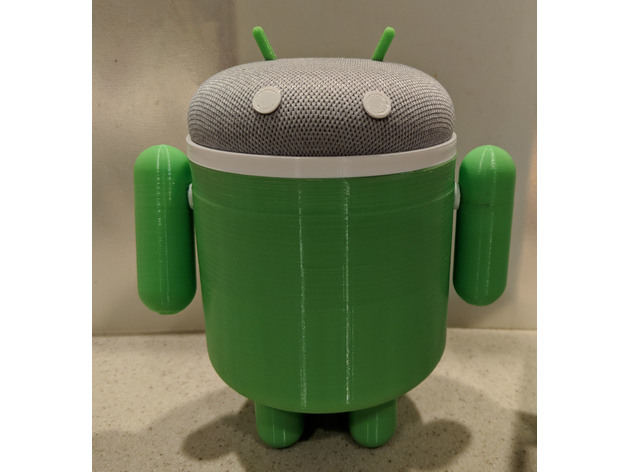 Android Body for Google Home Mini 3D Print Model