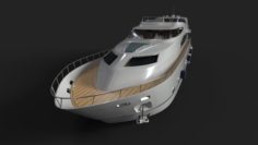 Luxury Yacht 3D Model