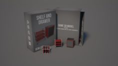 Shelf and Drawerl 3D Model