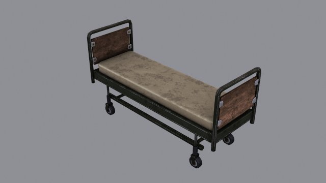 Medical wheelchair Free 3D Model