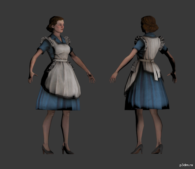 Barbara Johnson 3D Model