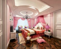 Beautifully stylish and luxurious bedrooms 101 3D Model