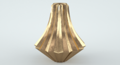 Sia Bronze Vase 3D Model