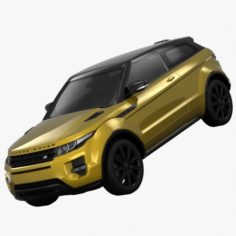 Range Rover Evoque Sicilian Yellow Limited Edition 2013 3D Model