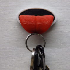 Magnetic keychain 3D Print Model