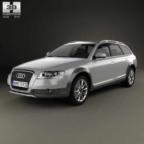 Audi A6 C6 Allroad 2006 3D Model