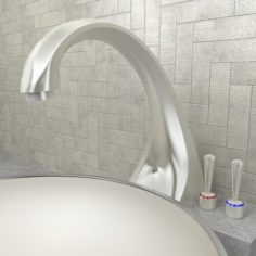 Bathroom fittings interior 3D Model