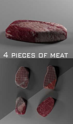 Meat 3D Model